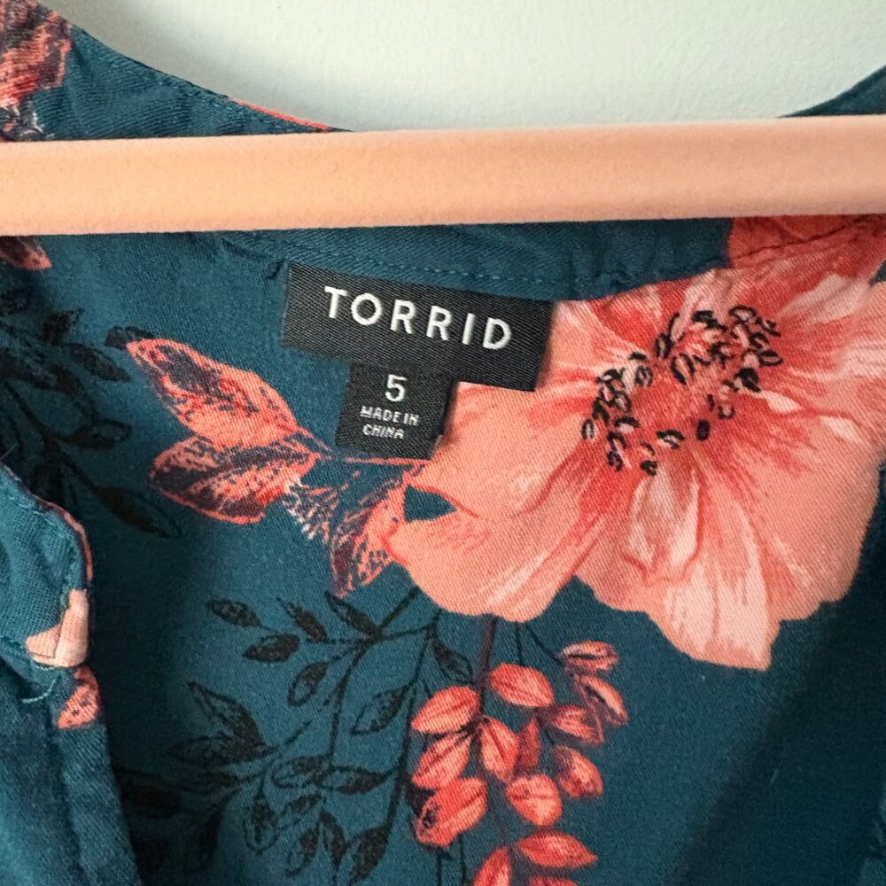 Torrid 3/4 Sleeve Mini T-Shirt Dress